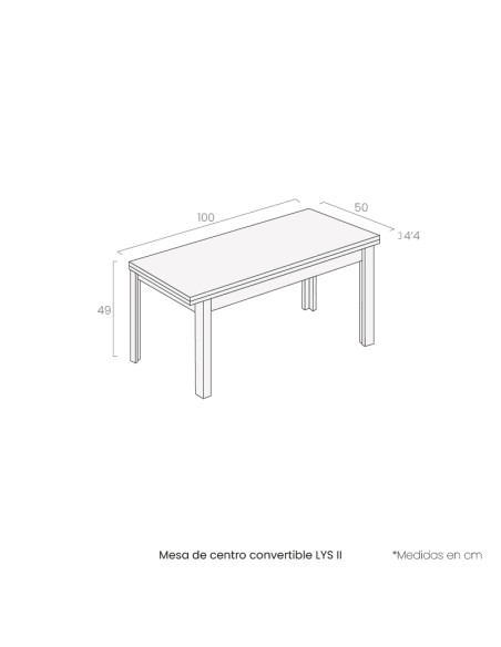 Mesa de centro convertible LYS II