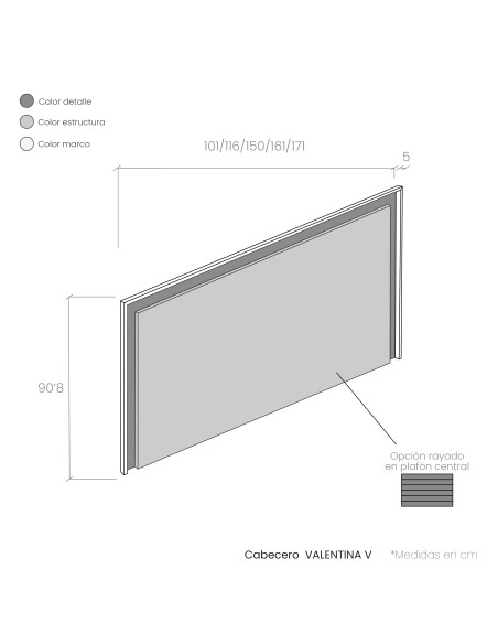 Cabecero VALENTINA V