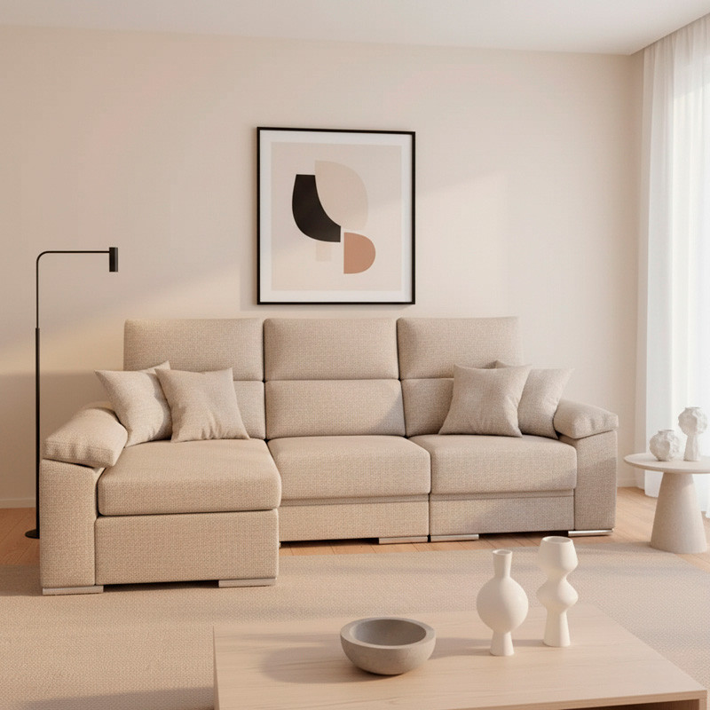 Chaise longue reversible CIRELLA