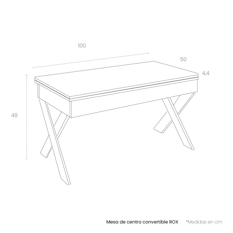 Mesa de centro convertible ROX