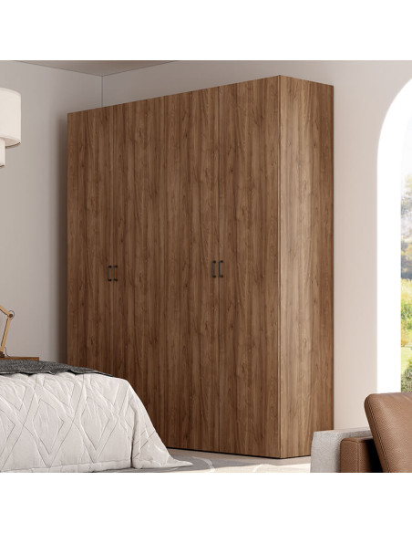 Armario cuatro puertas batientes altura 240 VIENA