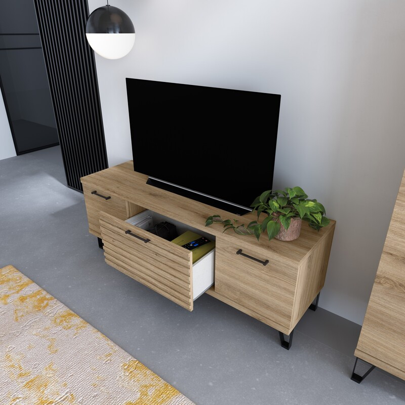 Mueble TV dos puertas y cajón MARCO I