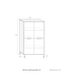 Vitrina cuatro puertas LYS