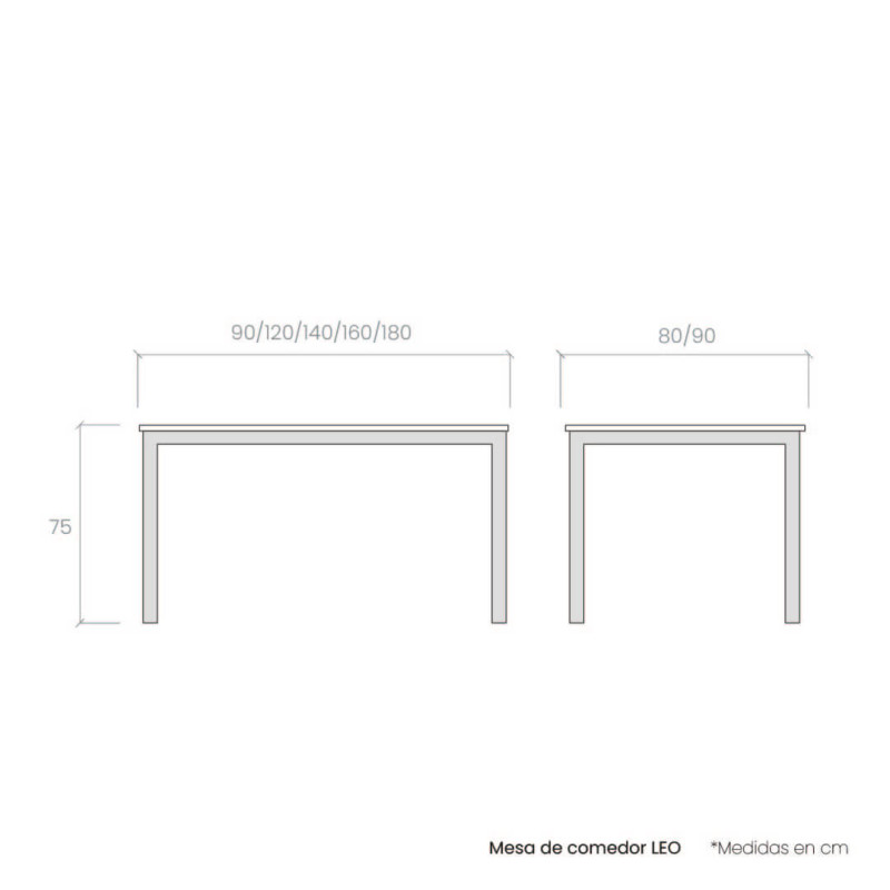 Mesa de comedor LEO