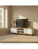 Mueble TV dos puertas y dos huecos MARCO