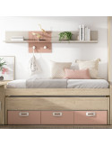 Cama compacta tres cajones MAX