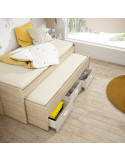Cama compacta tres cajones MAX