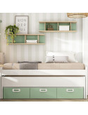 Cama compacta tres cajones MAX