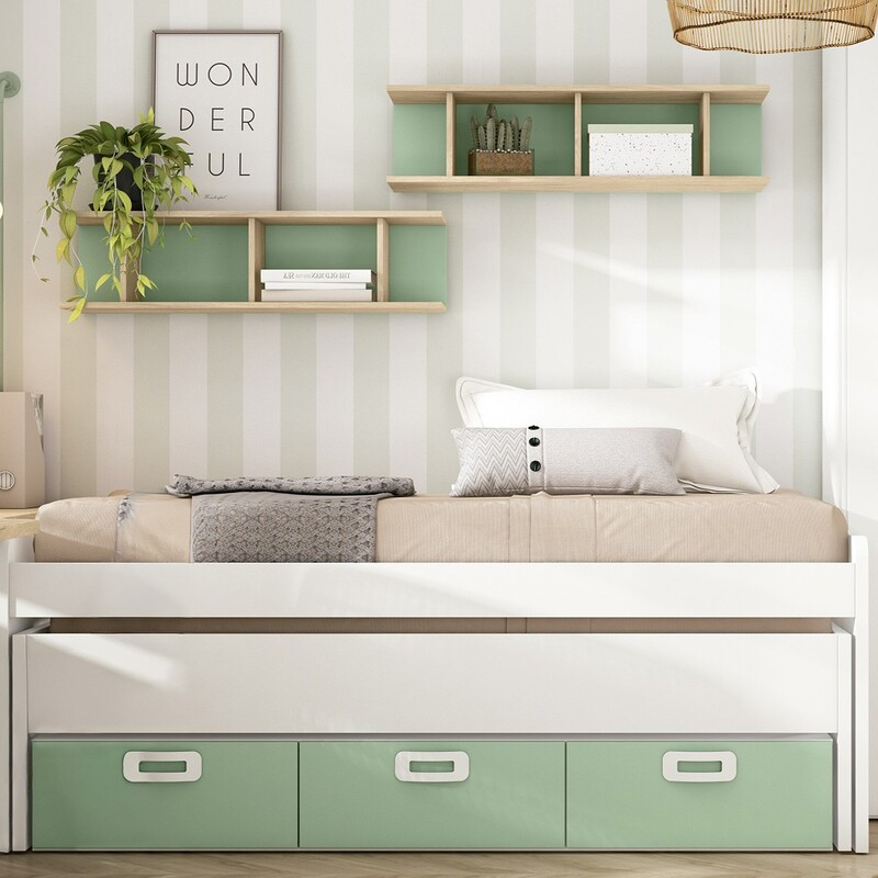 Cama compacta tres cajones MAX