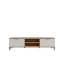 Mueble TV dos puertas y dos huecos con cubo MARCO