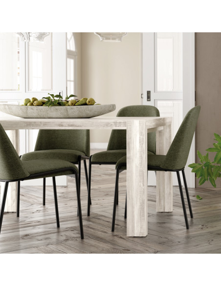 Mesa rectangular pata deslizante ROMA