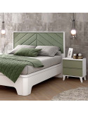Mesita de noche dos cajones NILO II