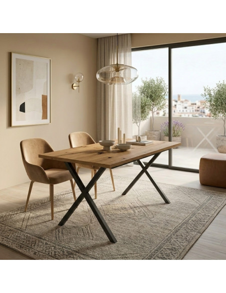 Mesa rectangular extensible XENIA