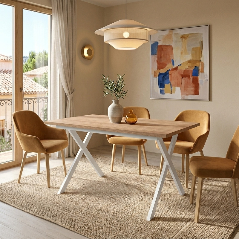 Mesa rectangular extensible XENIA
