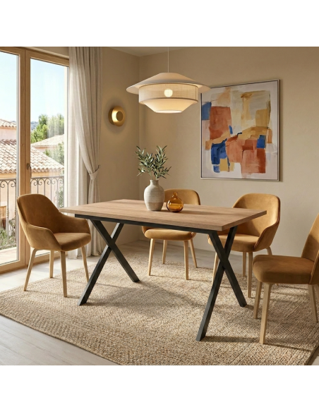 Mesa rectangular extensible XENIA