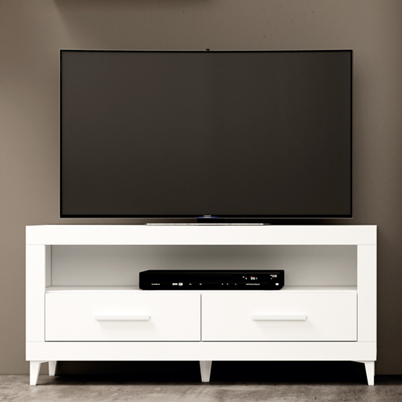 Mueble TV dos cajones y hueco 130 cm ROMA