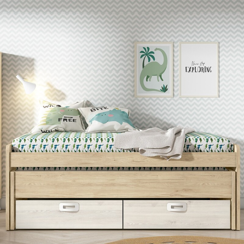 Cama compacta dos cajones MAX