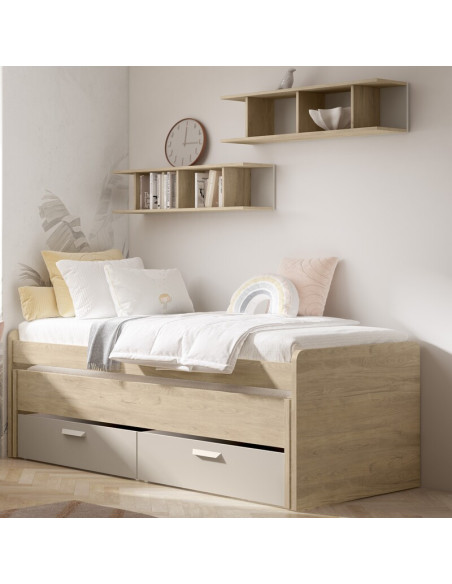 Cama compacta dos cajones MAX