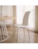 Silla de salón tapizada CLARA