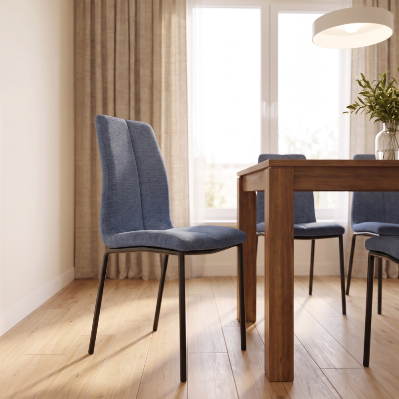 Silla de salón tapizada AITANA