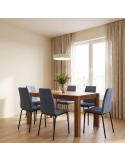 Silla de salón tapizada AITANA