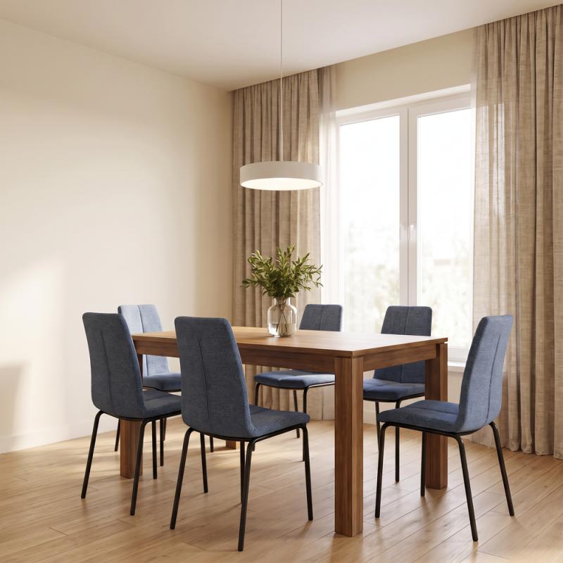 Silla de salón tapizada AITANA