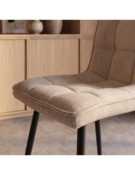 Silla de salón tapizada ARLET