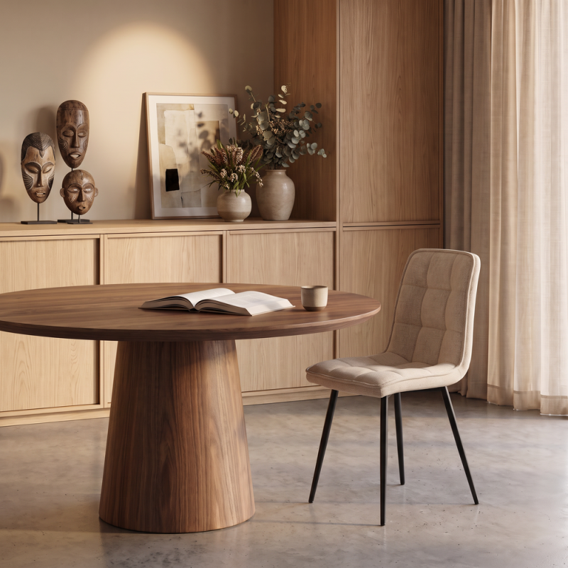 Silla de salón tapizada ARLET