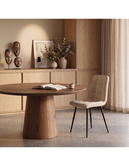 Silla de salón tapizada ARLET
