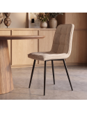 Silla de salón tapizada ARLET