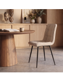 Silla de salón tapizada ARLET