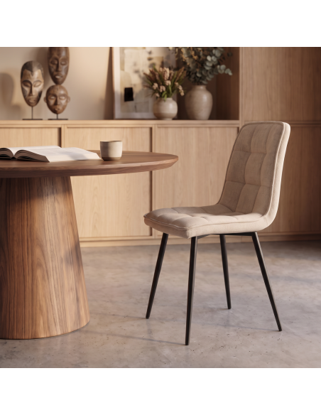 Silla de salón tapizada ARLET