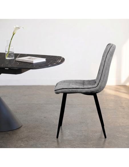 Silla de salón tapizada ISABELLA