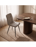 Silla de salón tapizada AMALIA