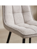 Silla de salón tapizada AMALIA