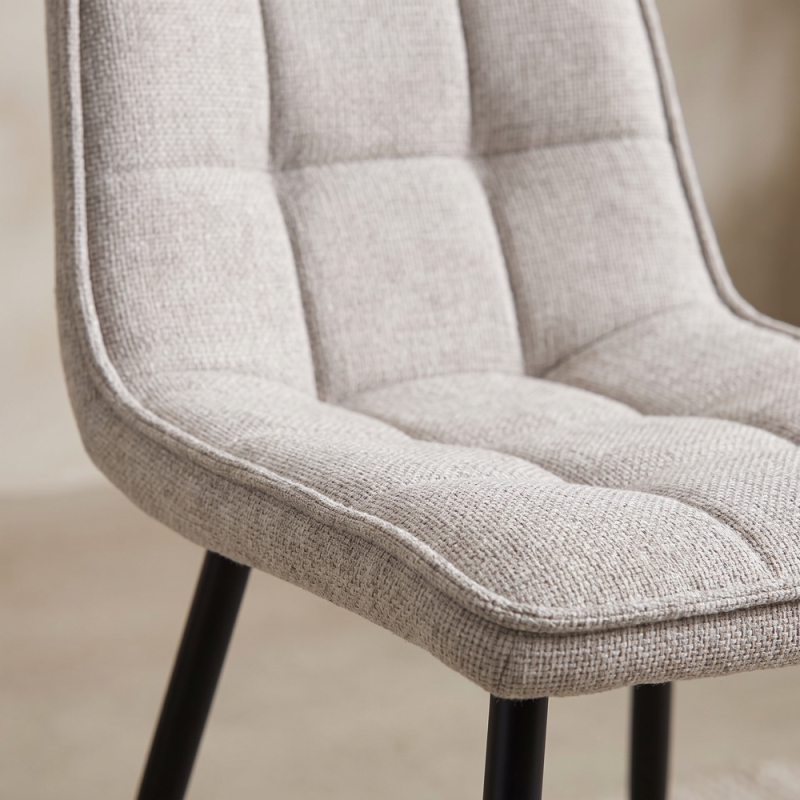 Silla de salón tapizada AMALIA