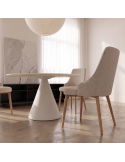 Silla de salón tapizada NURIA
