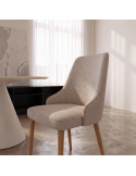 Silla de salón tapizada NURIA
