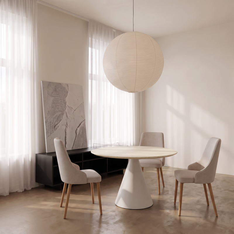 Silla de salón tapizada NURIA