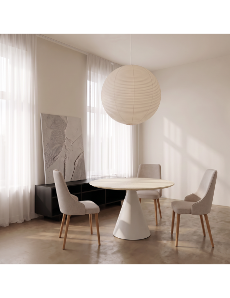 Silla de salón tapizada NURIA