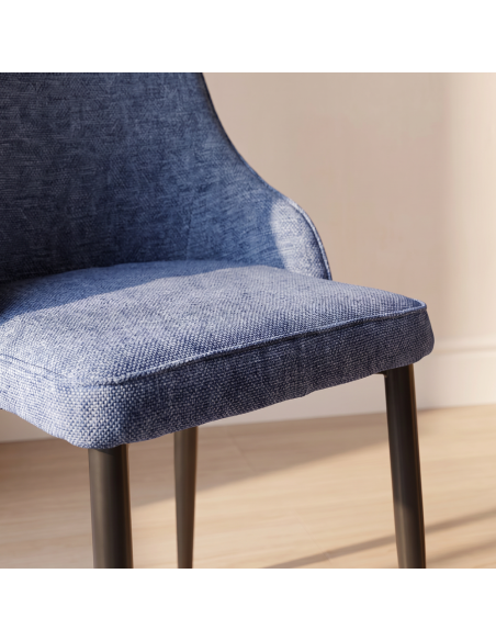Silla de salón tapizada NURIA II