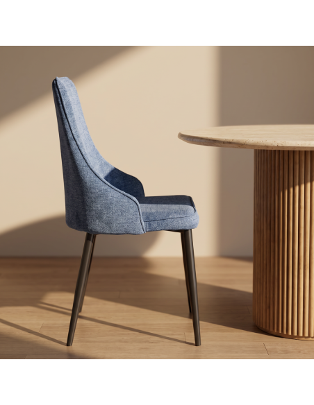 Silla de salón tapizada NURIA II