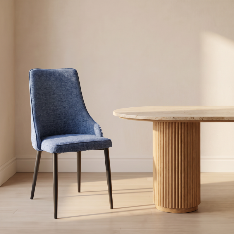 Silla de salón tapizada NURIA II