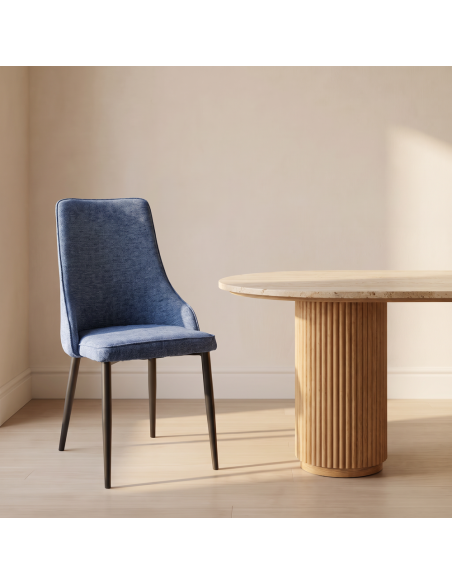 Silla de salón tapizada NURIA II