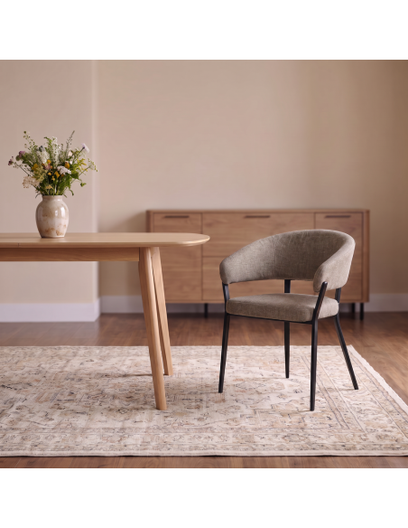 Silla de salón tapizada CLOE