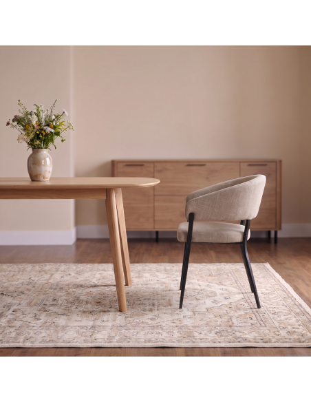 Silla de salón tapizada CLOE