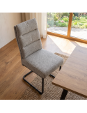 Silla de salón tapizada ANDREA