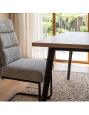 Silla de salón tapizada ANDREA