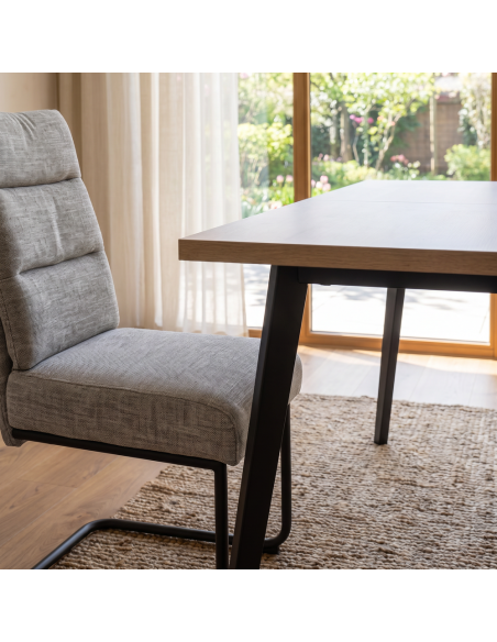 Silla de salón tapizada ANDREA