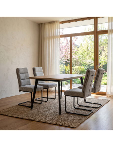 Silla de salón tapizada ANDREA